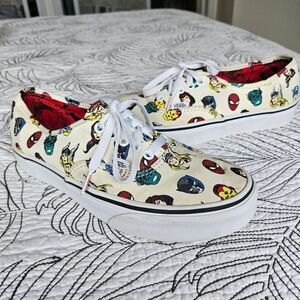 VGUC Vans X Marvel Head Sneakers Mens 8 Women 9.5